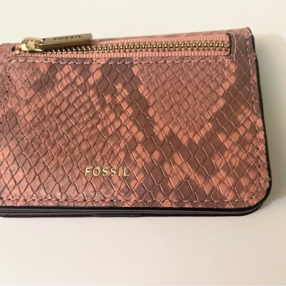Fossil Snake Print Pattern Small Wallet - Picture 10 of 16